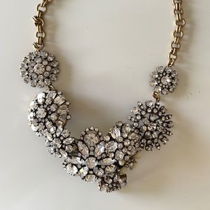 J.Crew Crystal Cluster Necklace